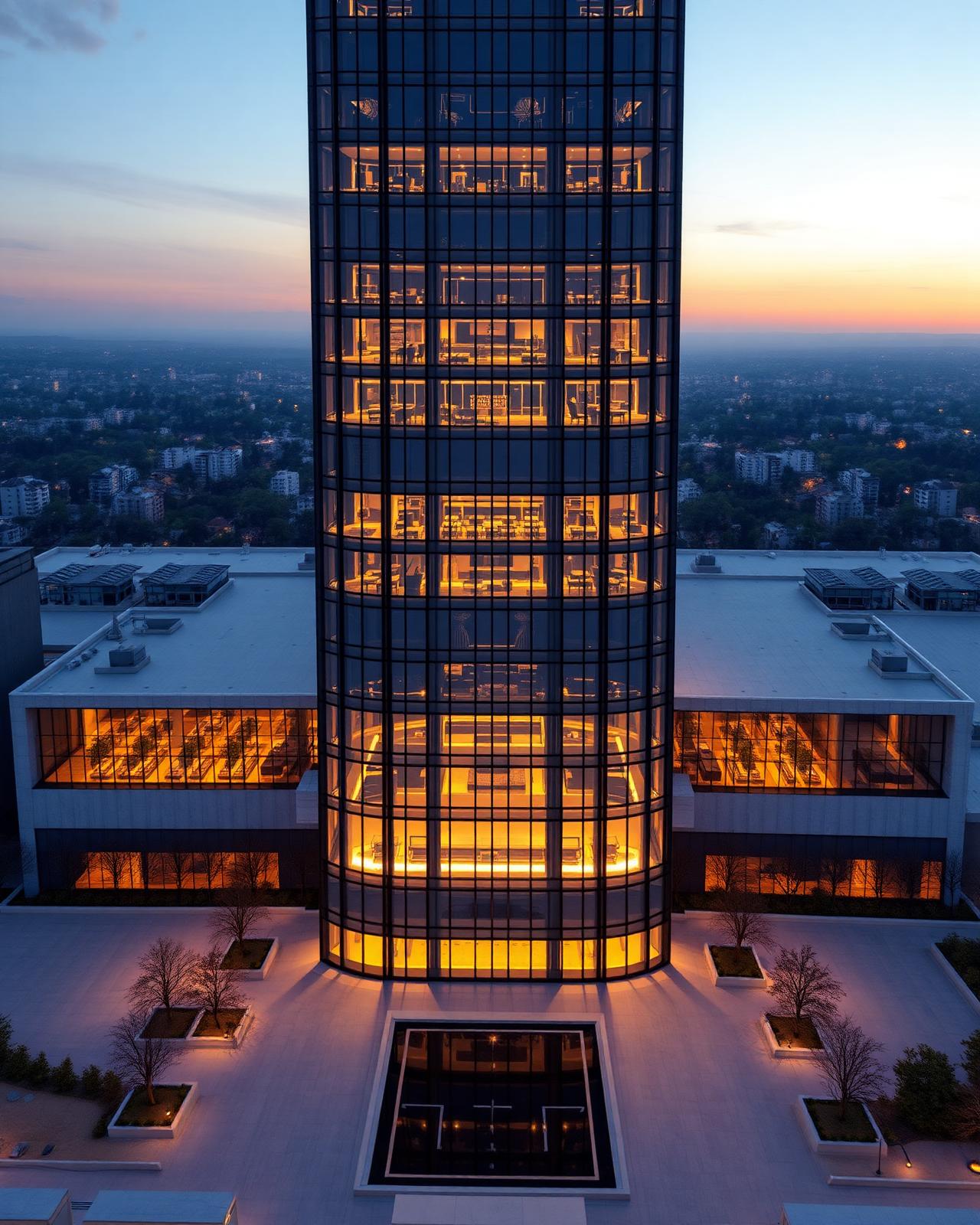 Torre executiva · 24.000 m²